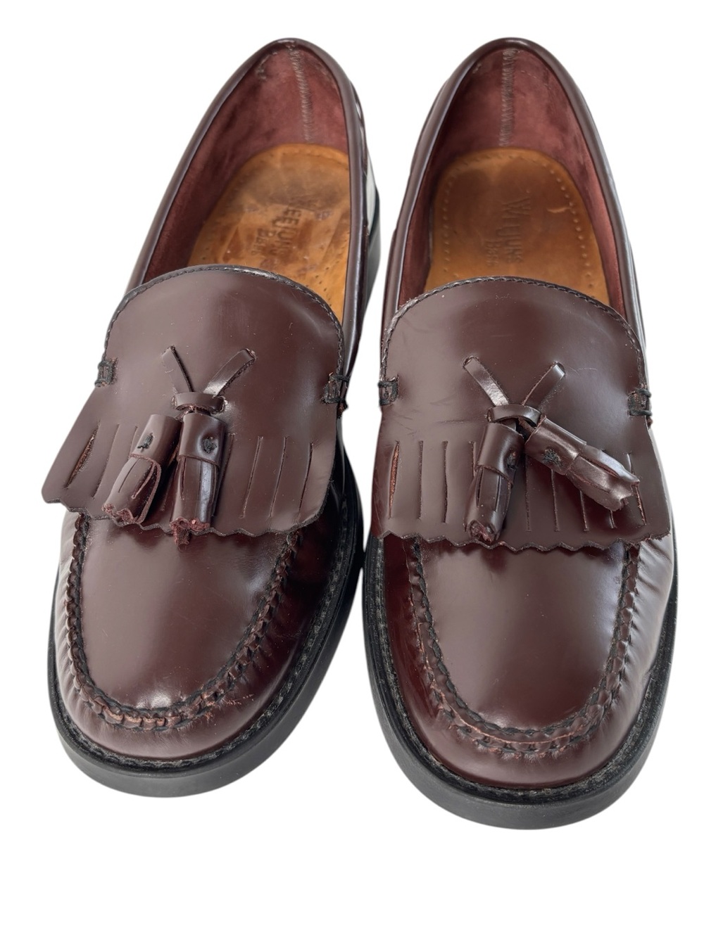 G.H. Bass Womens Weejuns Marietta II Kiltie Tassel Loafer Shoe Size 9 M Burgundy - Picture 2 of 15
